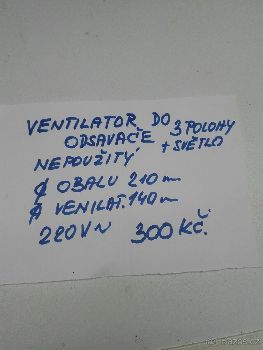 Ventilátor k odsavači - 4