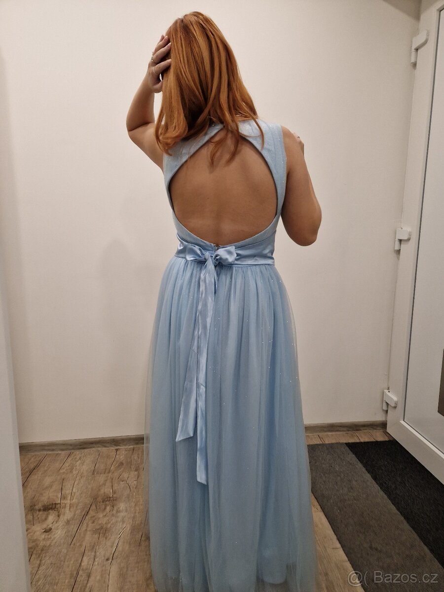Dlouhé společenské šaty vel 40 - 4
