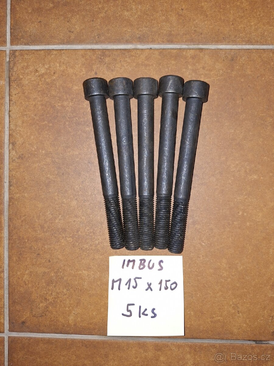 Spojovací materiál..šrouby, matice NOVÉ - 4