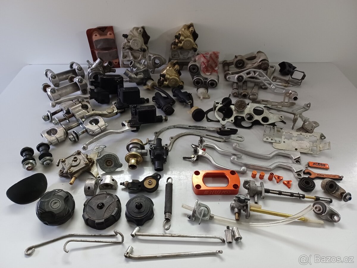 KTM LC4 640 - 620 KOLA, TLUMIČE, PUMPY, BRZDIČE ...