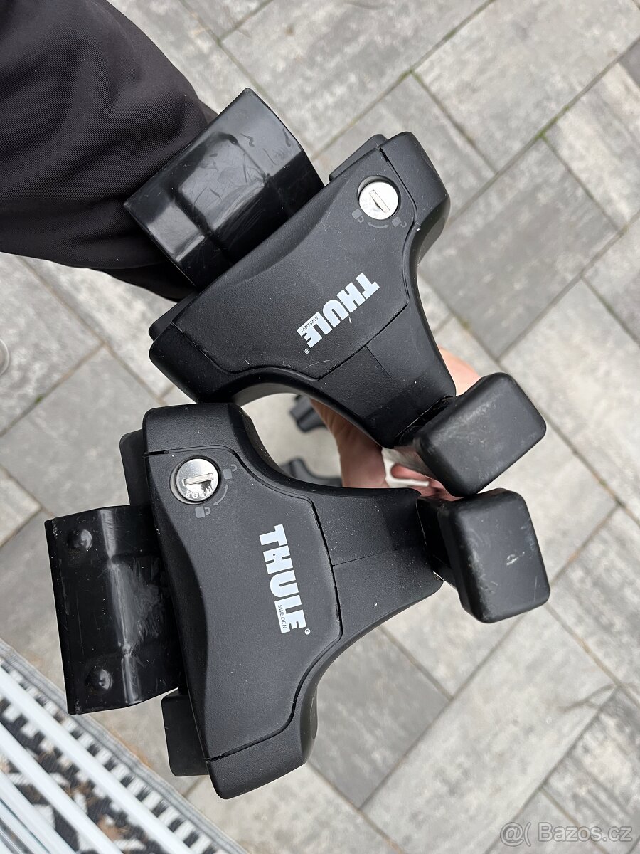 Střešní nosiče - zahrádka a koš Thule - 4