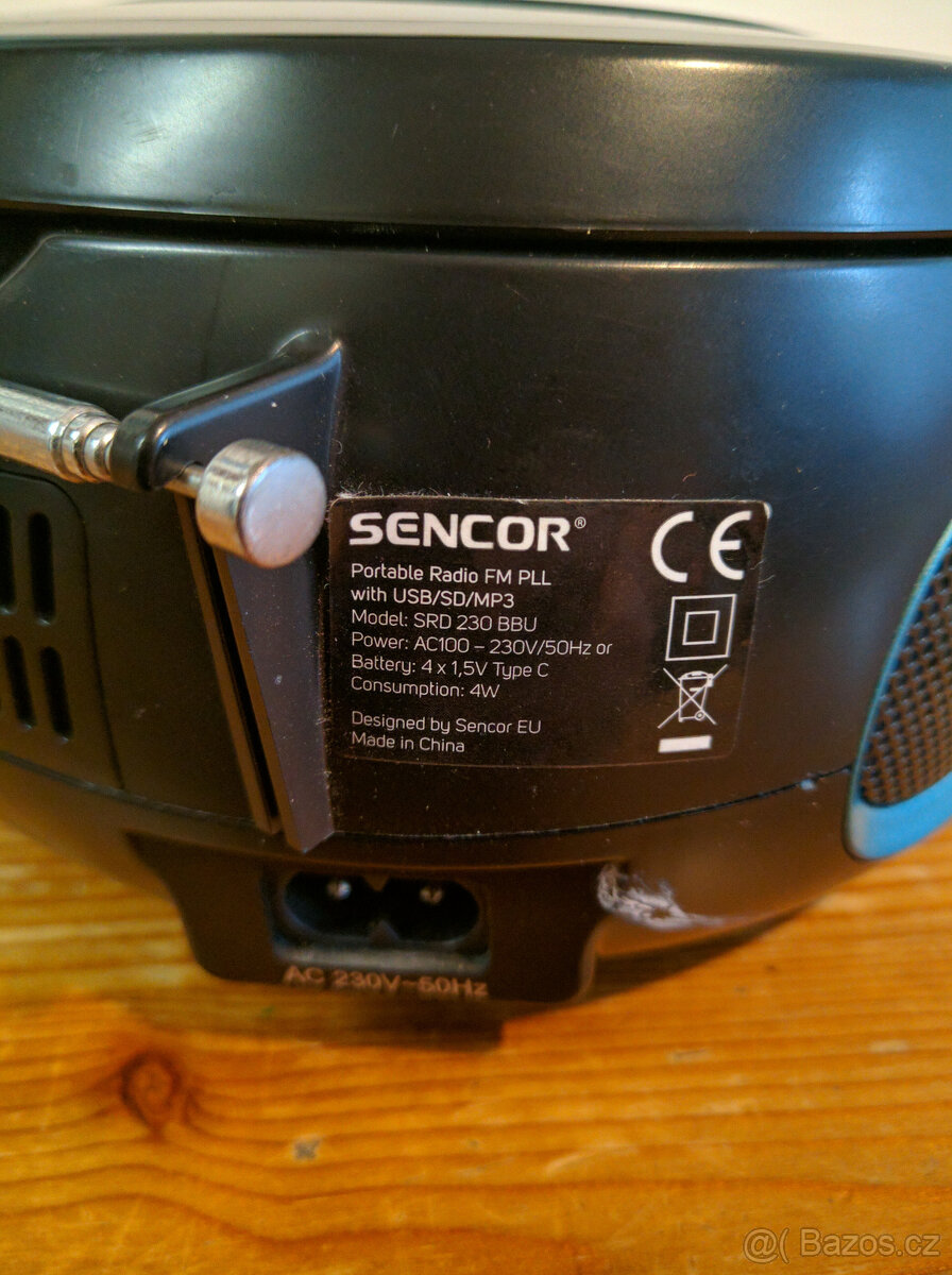 Rádio Sencor SRD 230 BBU - 4