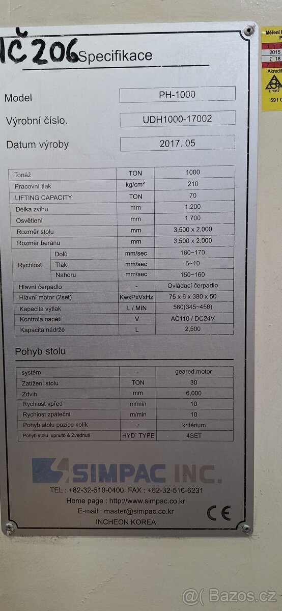 Lis SIMPAC PH1000 - 4