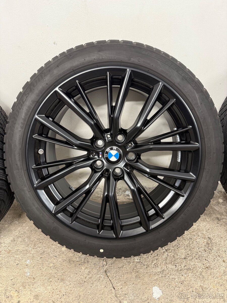 Originál alu kola Bmw 5x112 R18 styling 796M zimní - 4