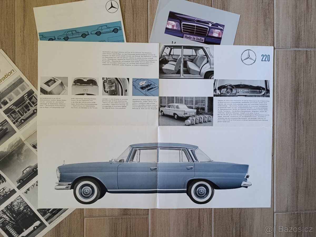 Prospekty Mercedes 60.-90. léta. - 4