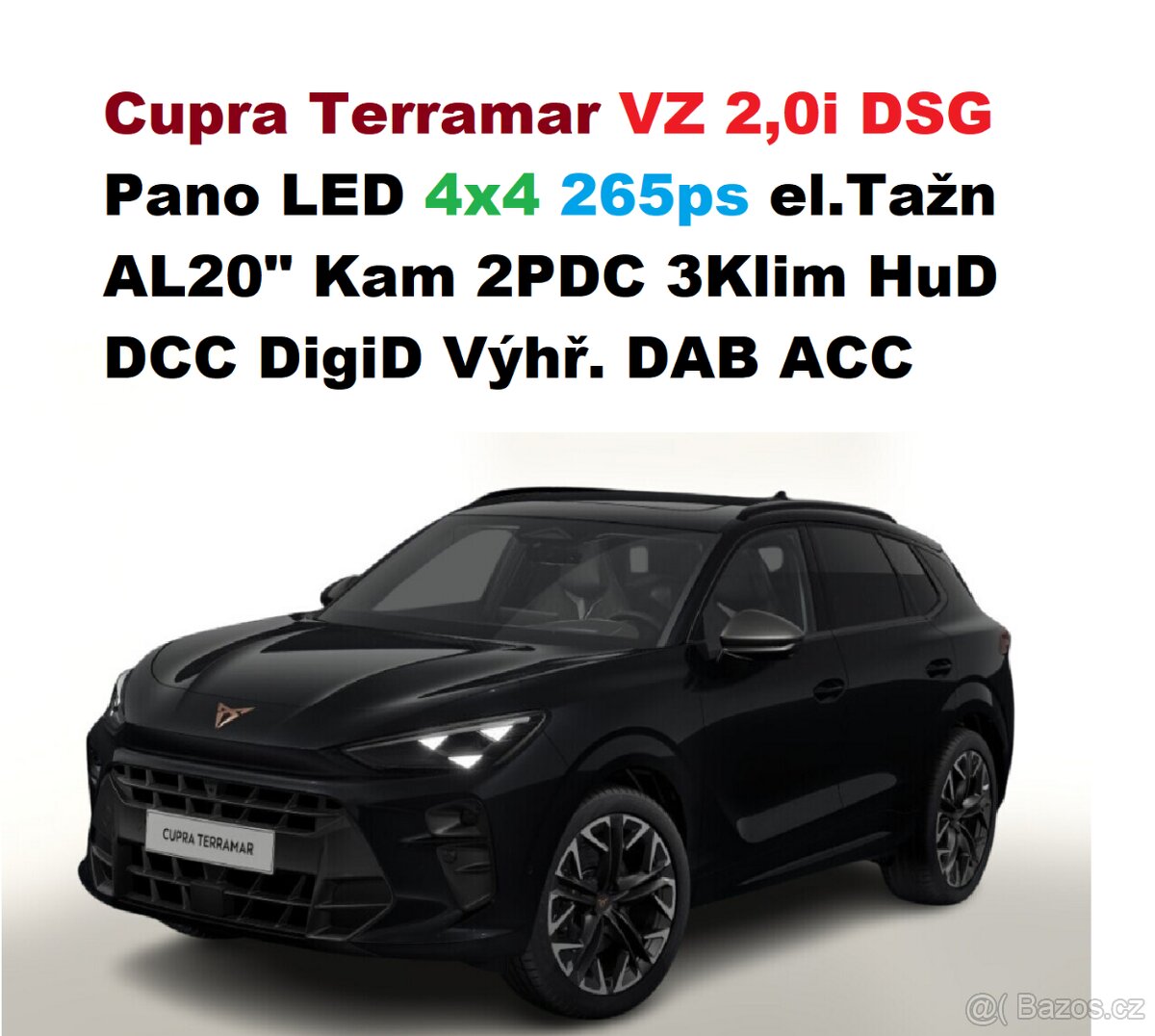 Cupra Terramar VZ 265PS Aut 4x4 Pan elTažn HuD AL20 9/25 - 4