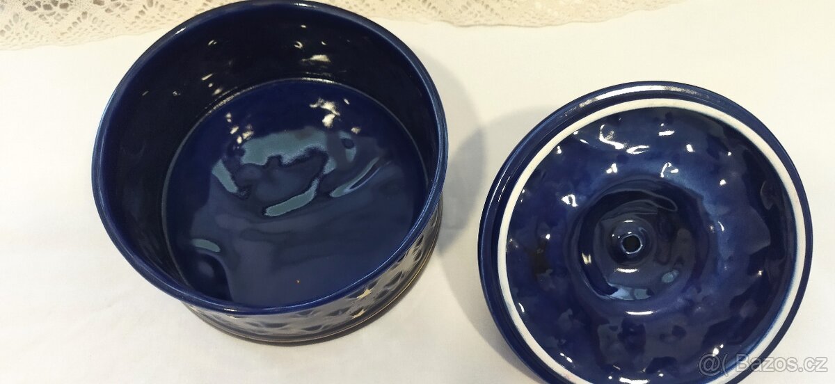 Porcelán s vánočním motivem - dózy, hrníčky - 4