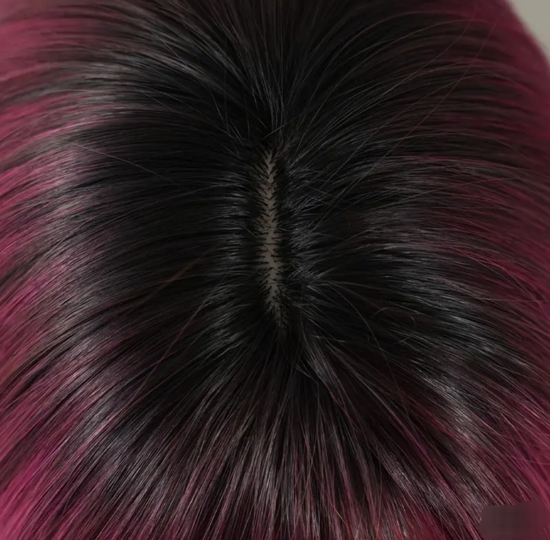 Paruka mikádo růžové ombre nová - 4