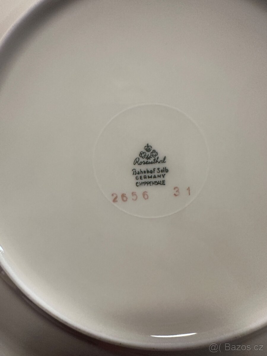 Luxusní sběratelský set Rosenthal Chippendale – TOP stav - 4
