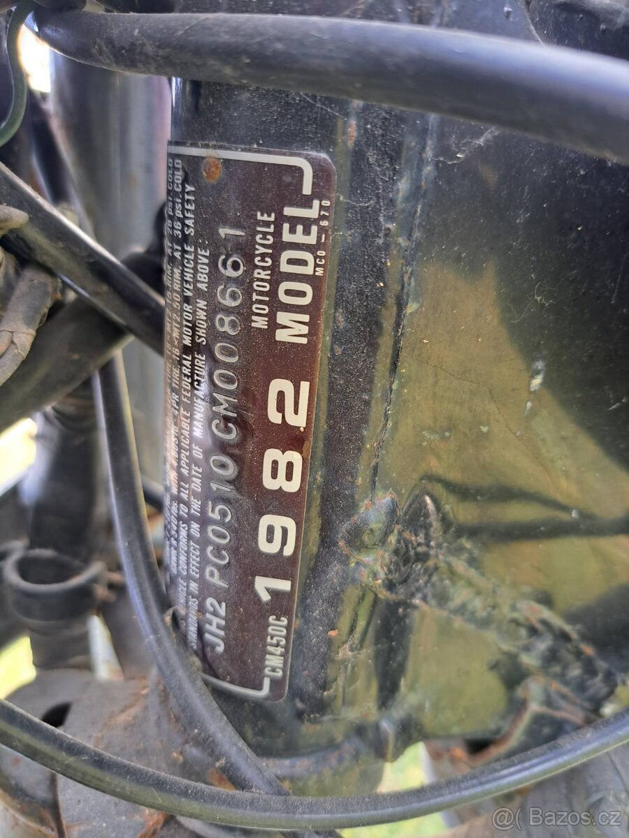 Honda CM 450 C rok 1982, - 4