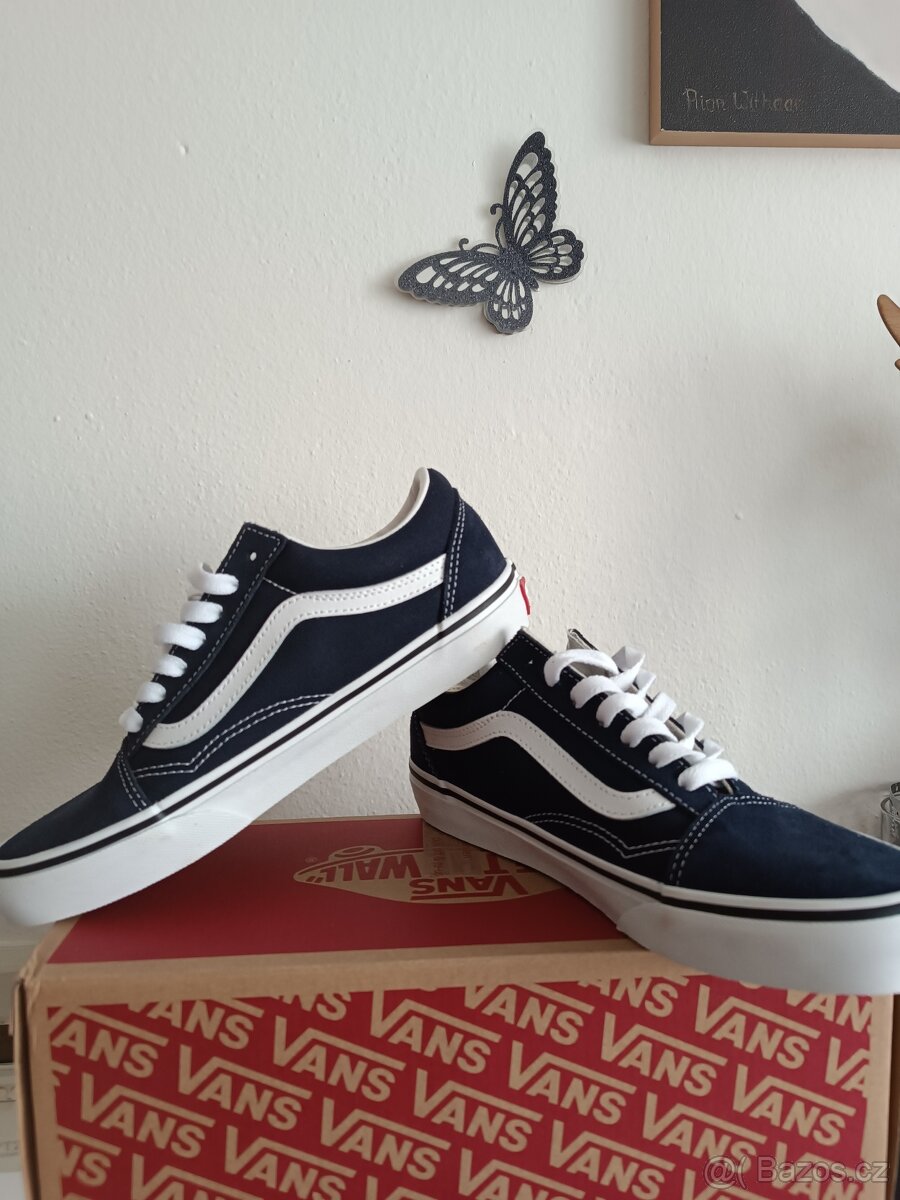 Temně modré tenisky Vans old Scholl vel 37 - 4
