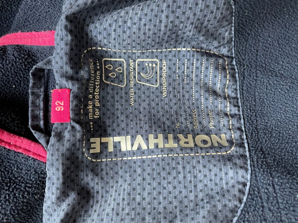 Dětská softshellová jarní bunda, velikost 92 - 4