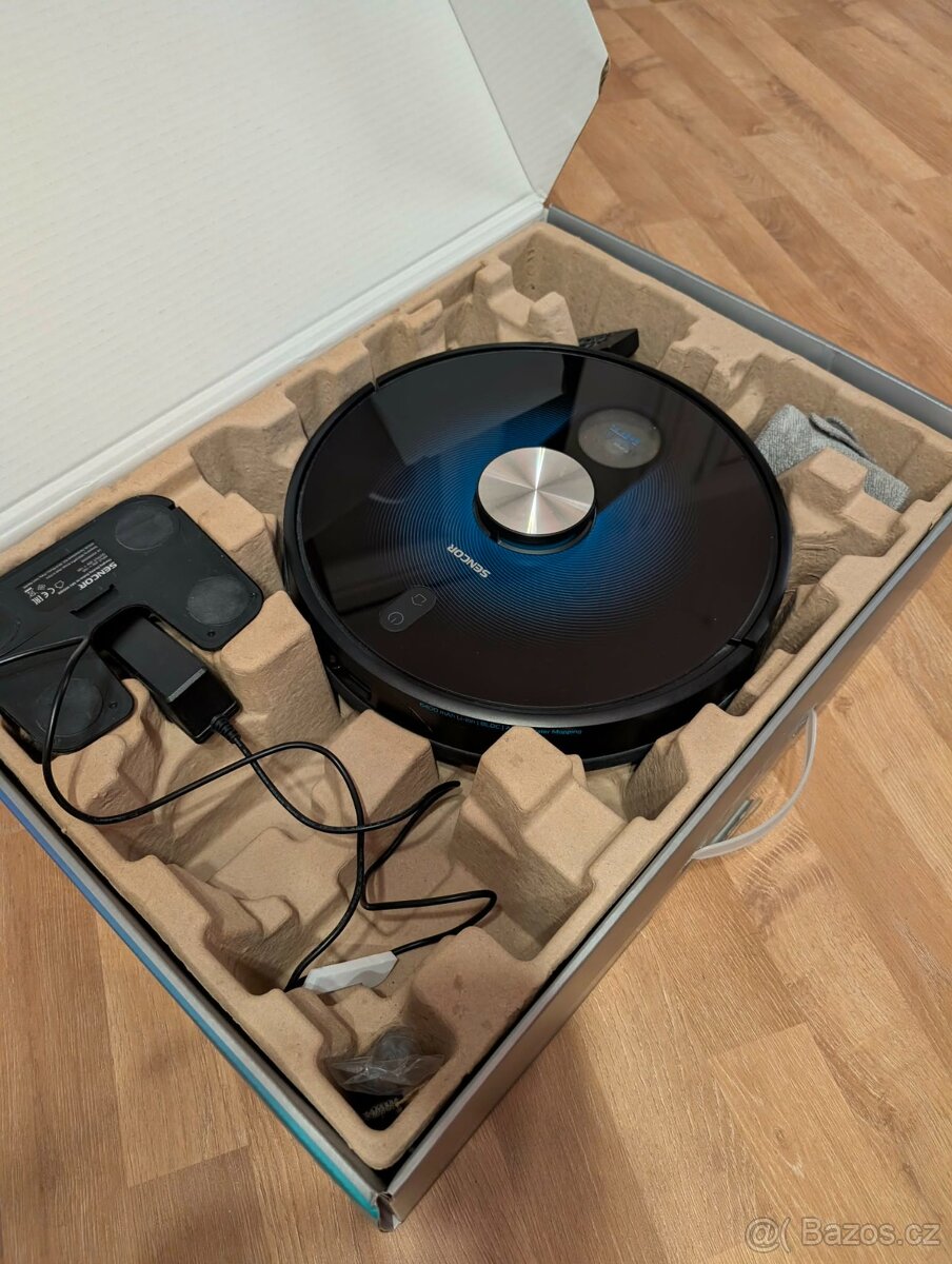 Robotický vysavač s mopem Sencor 9550BK - 4