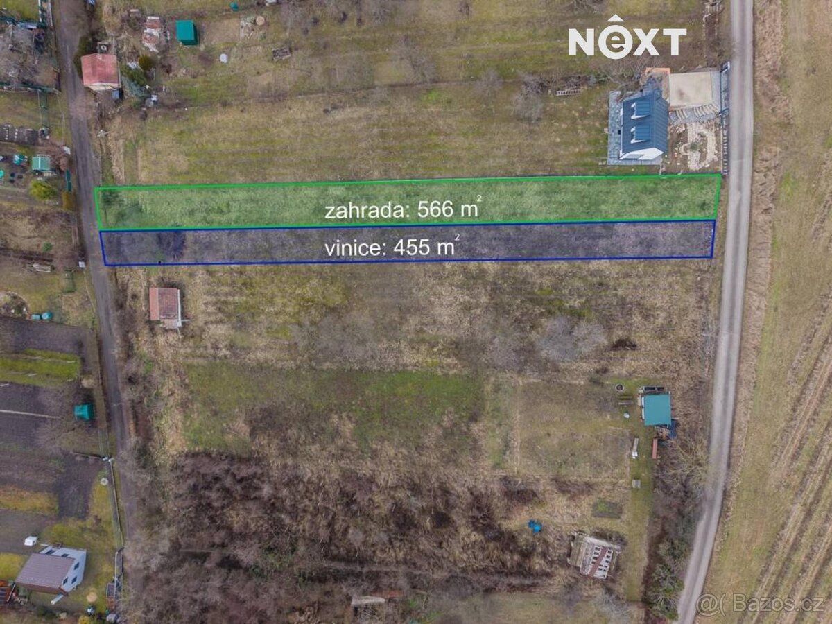 Prodej pozemek Zahrada, 1021㎡ - 4