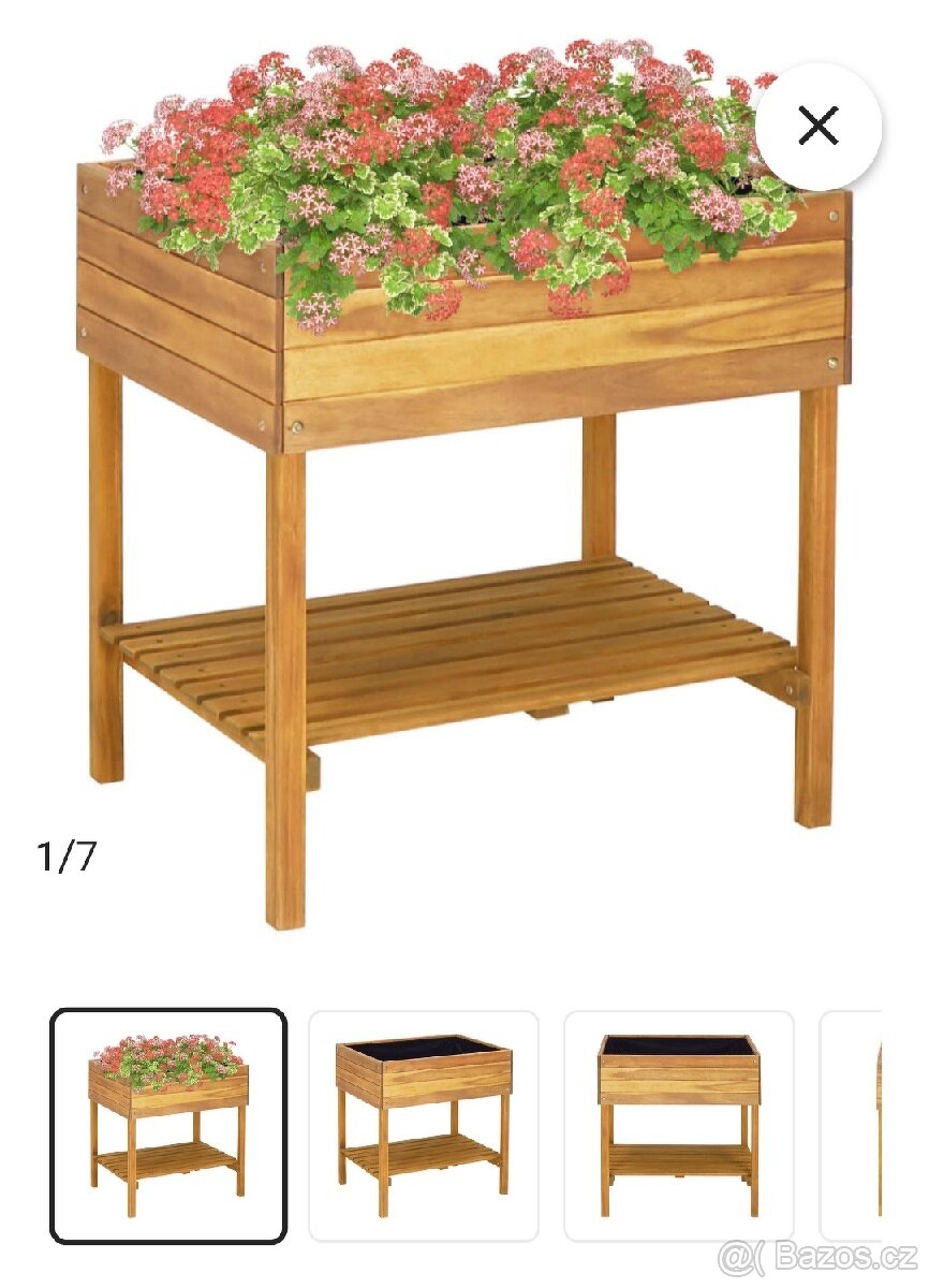 Vyvysený záhon na kytky nový - 4