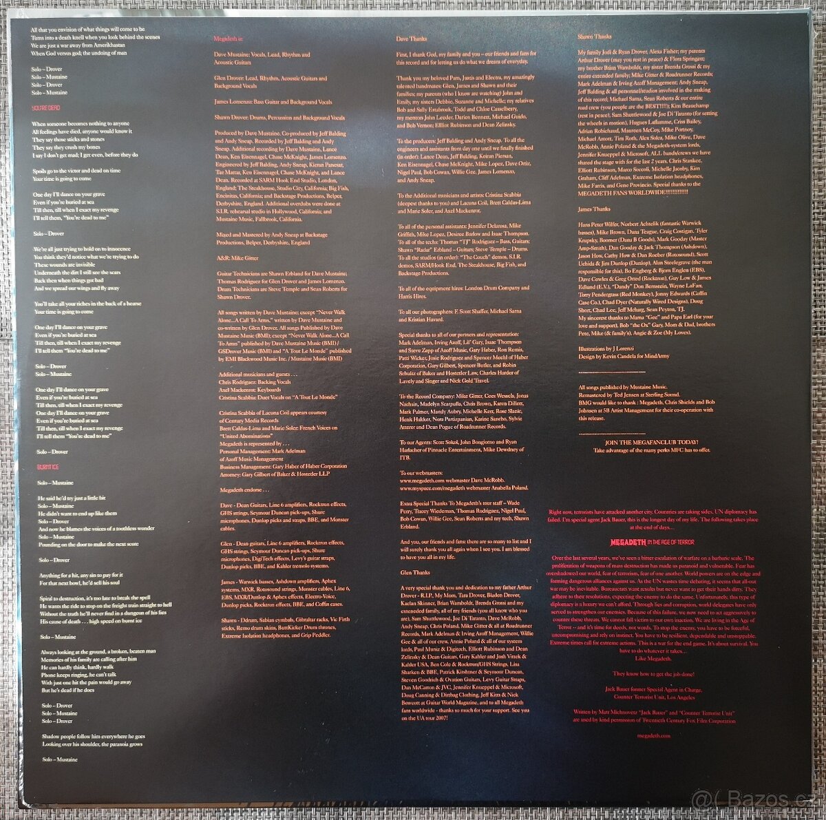 LP "MEGADETH - UNITED ABOMINATIONS" - 4