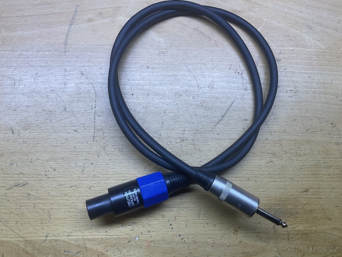 Kabely k repro a zesilovaci speakon jack 3ks - 4