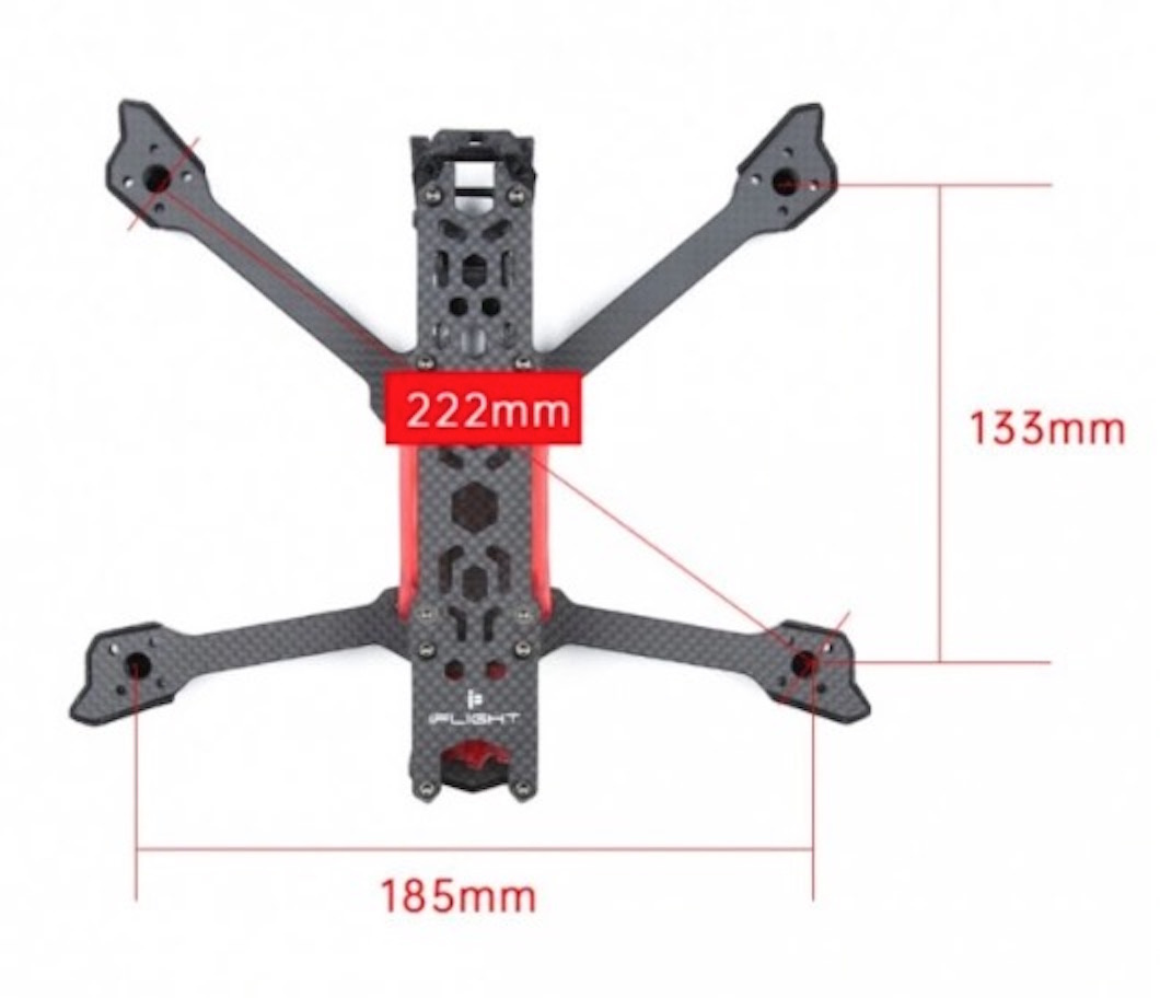 Nový rám iFlight Titan DC5 V1.4 HD 5” Doprava ZDARMA - 4