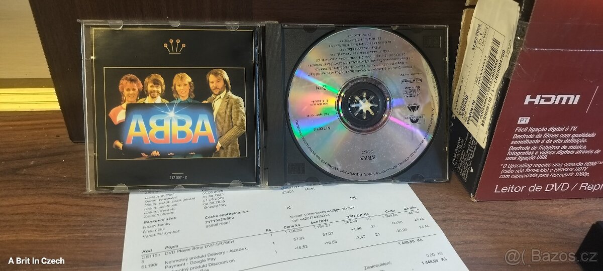 Sony DVD/CD Player + Toslink + Abba CD - 4
