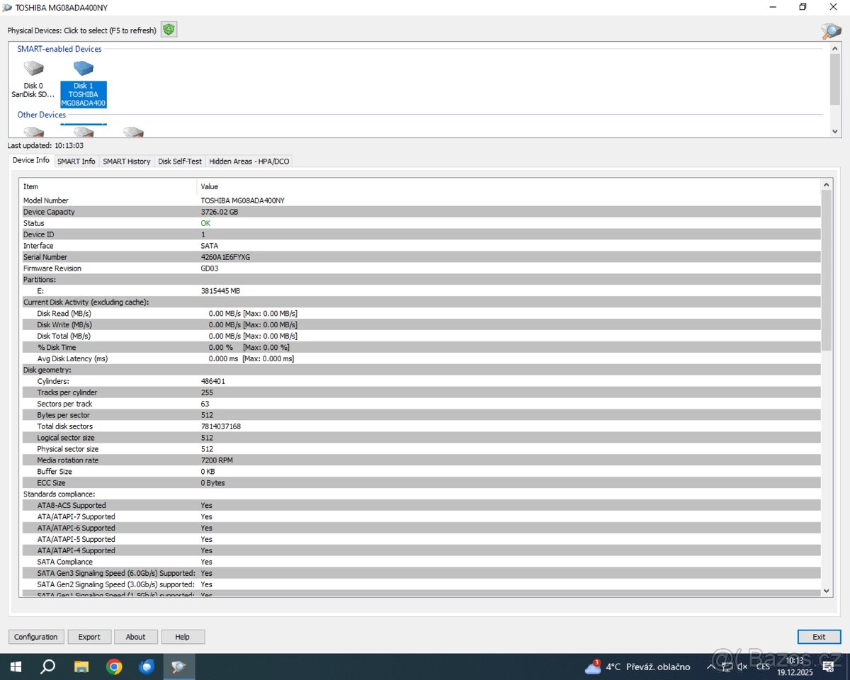 Zánovní Dell HDD 4TB 7.2K pro NAS (ZÁRUKA) - 4