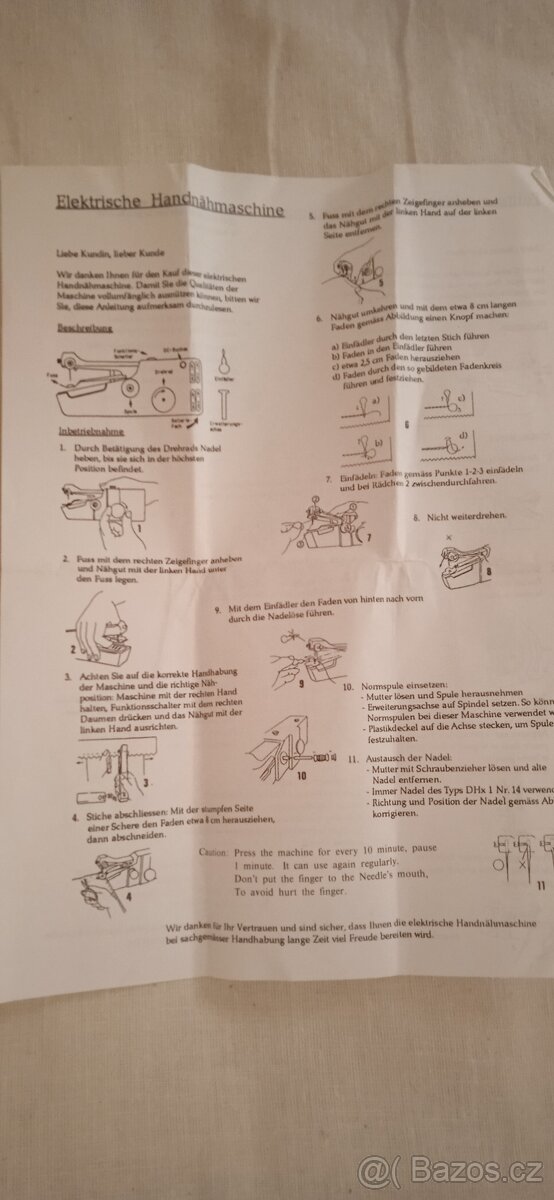 Prodám cestovní šicí stroj - 4