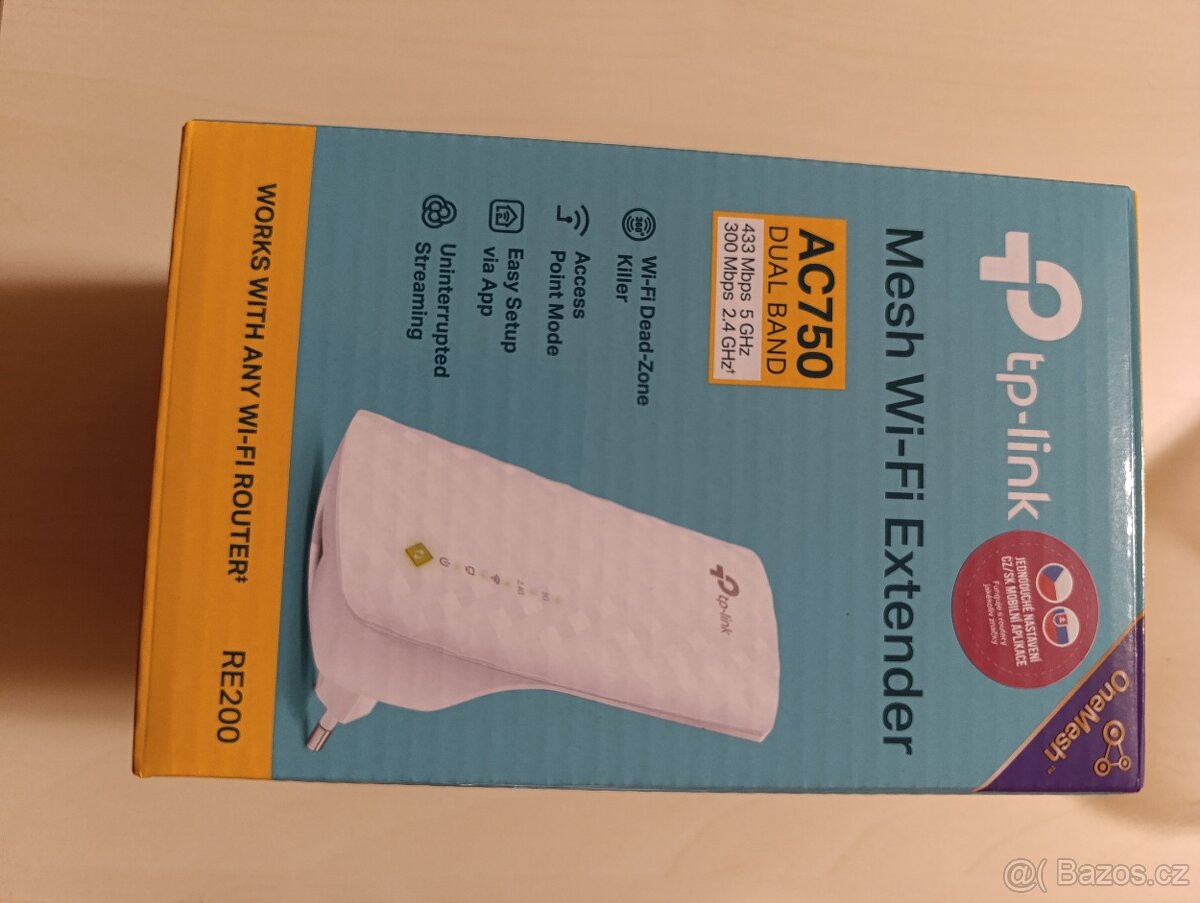 Wifi extender TP-Link RE200 AC750 Dual Band. - 4