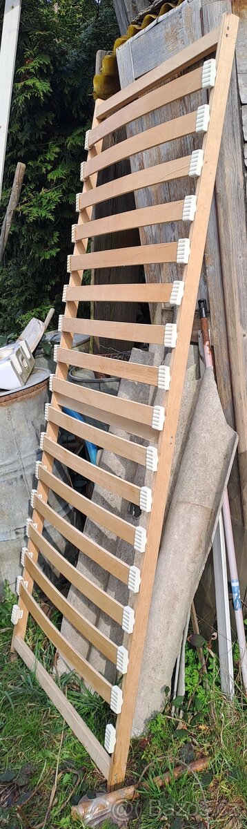 Rošt lamelový - 2ks, 200 x 90 cm, levně - 4