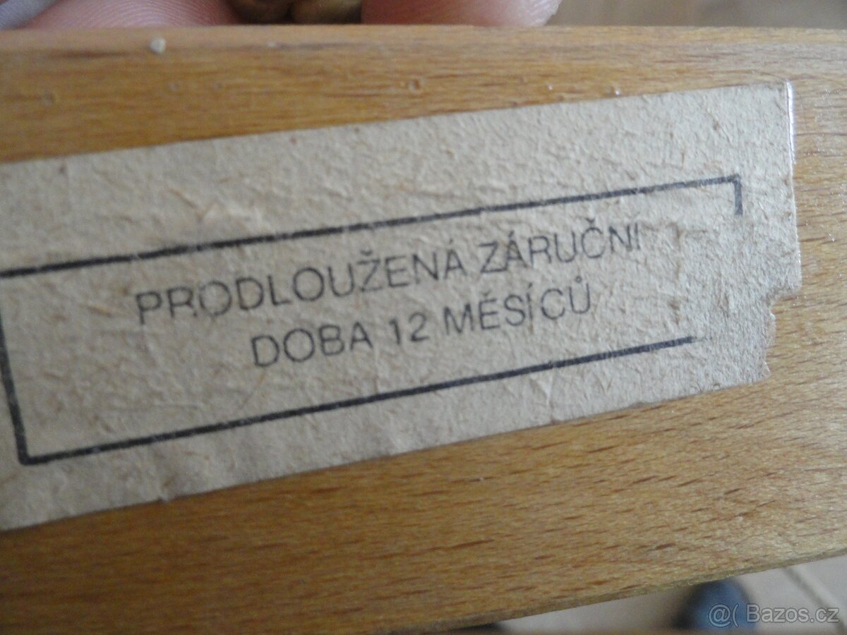 dětská dřevěná houpačka, zánovní, originální stará výroba - 4