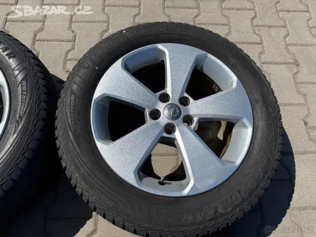 4x al kola 5x115 17 + pneu celoroční 215/60 R17 - 4