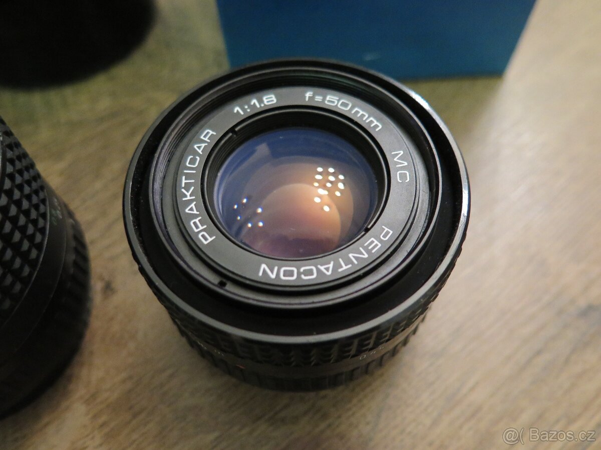 Pentacon Prakticar 28 mm + 50 mm + 135 mm pro Prakticu B - 4