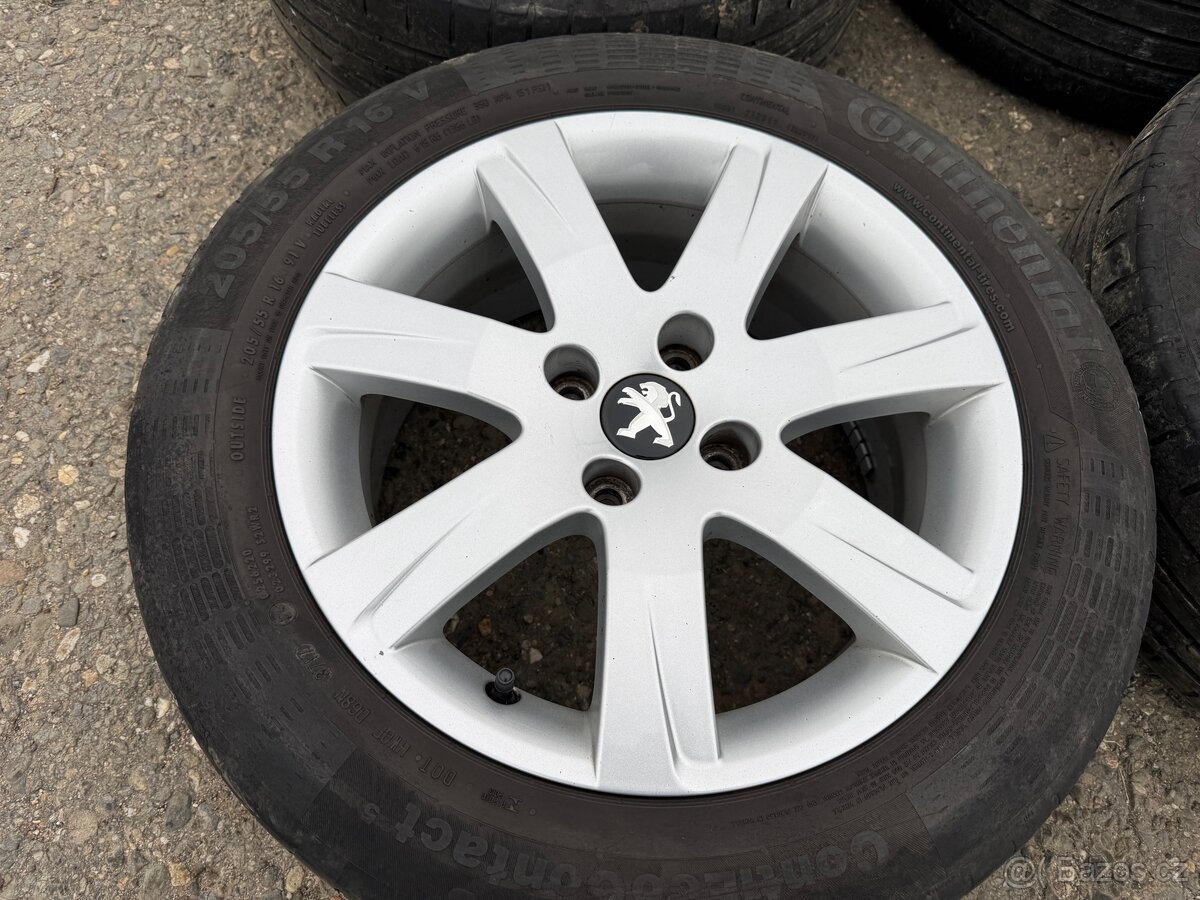 Alu kola 4x108 R16 včetně pneu 205/55/16 - 4