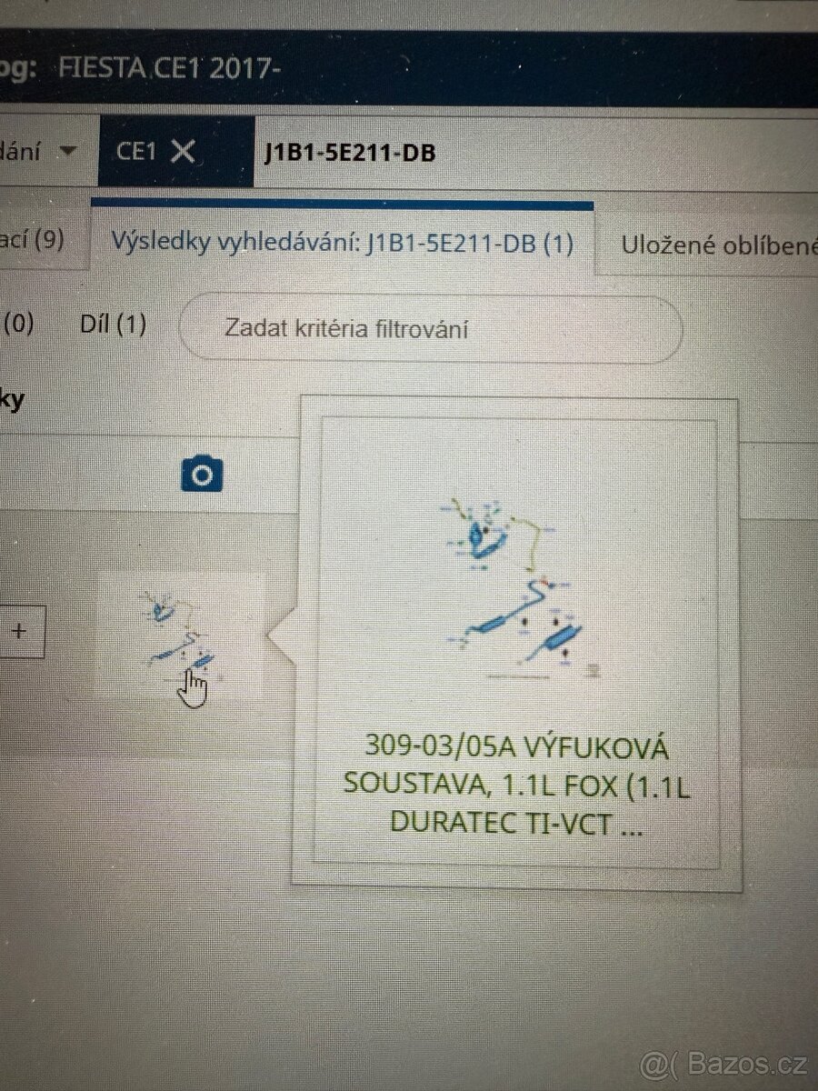 Nový katalyzátor Ford J1B1-5E211-DB - 4