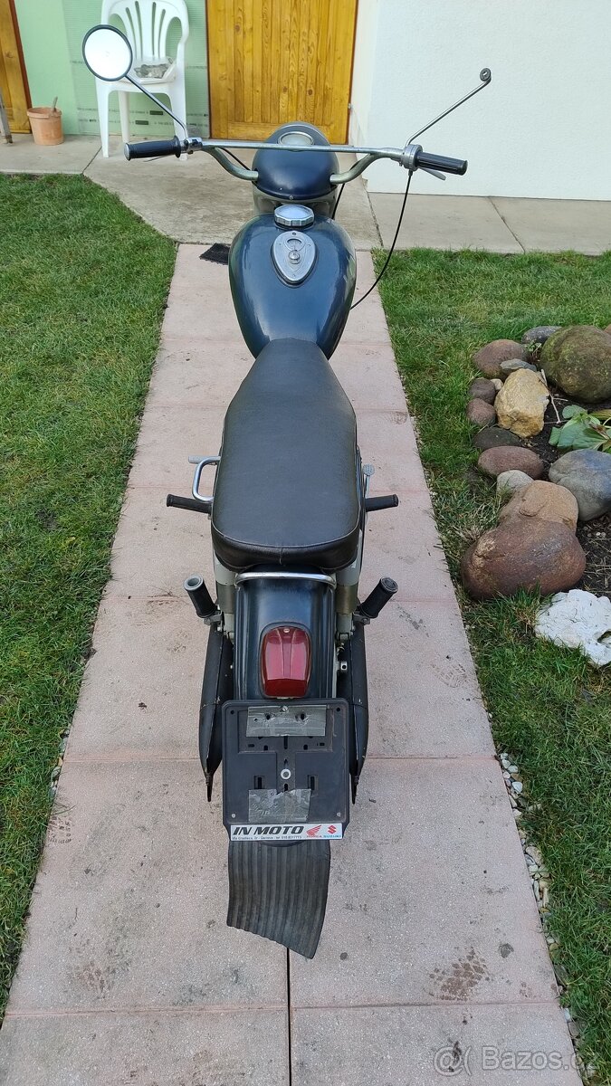 Jawa 250-353 kývačka, první vlastník můj otec - 4