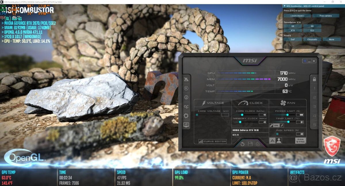 Herní grafika MSI RTX 2070 ARMOR 8GB GDDR6 - 4