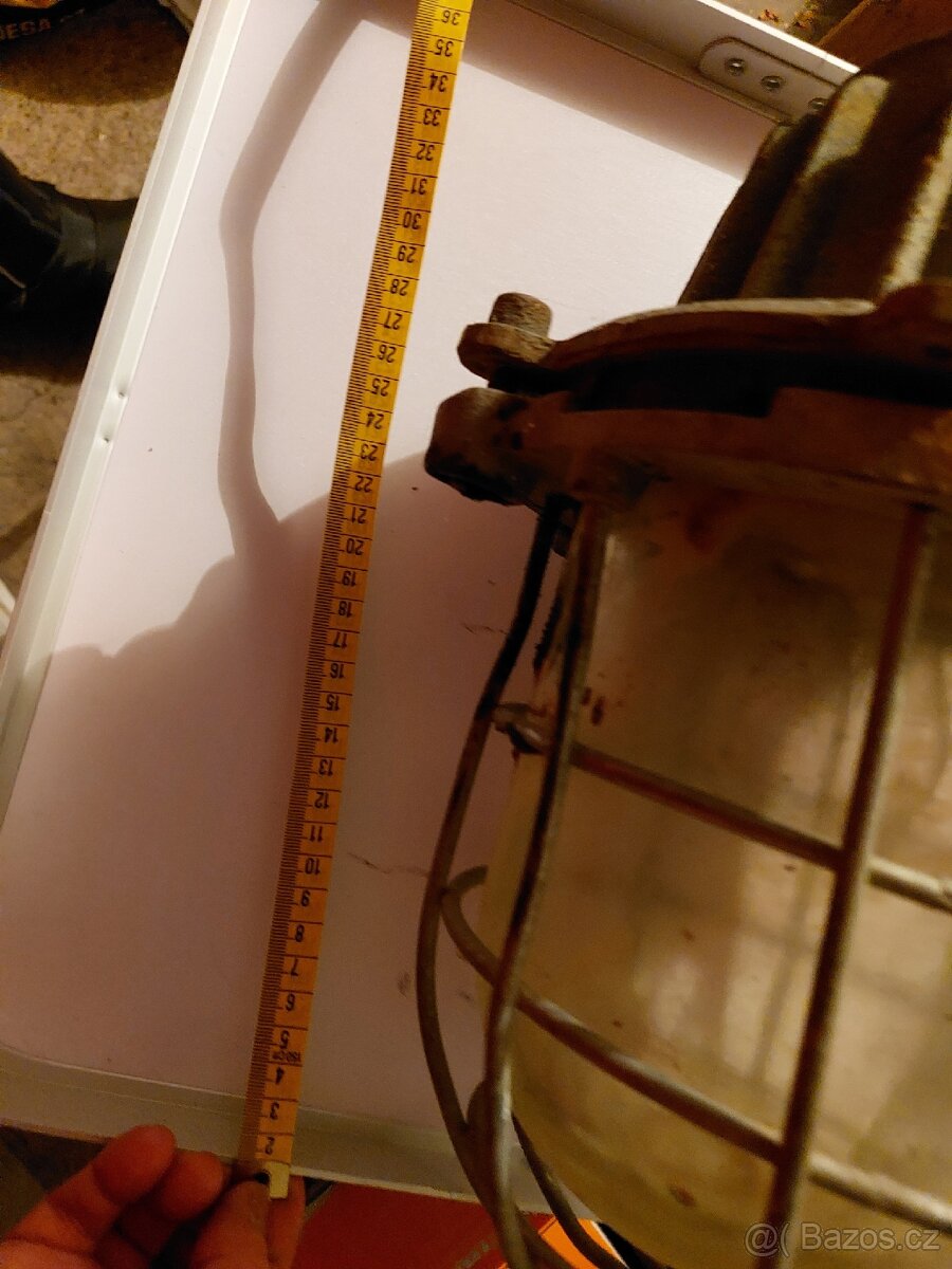 Retro průmyslová lampa - 4