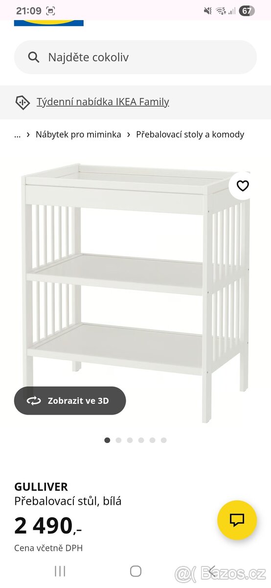 Gulliver přebalovací pult IKEA - 4