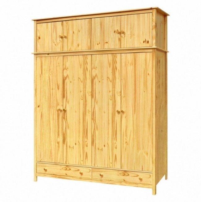 Dřevěná skříň 4dveřová TORINO - 4