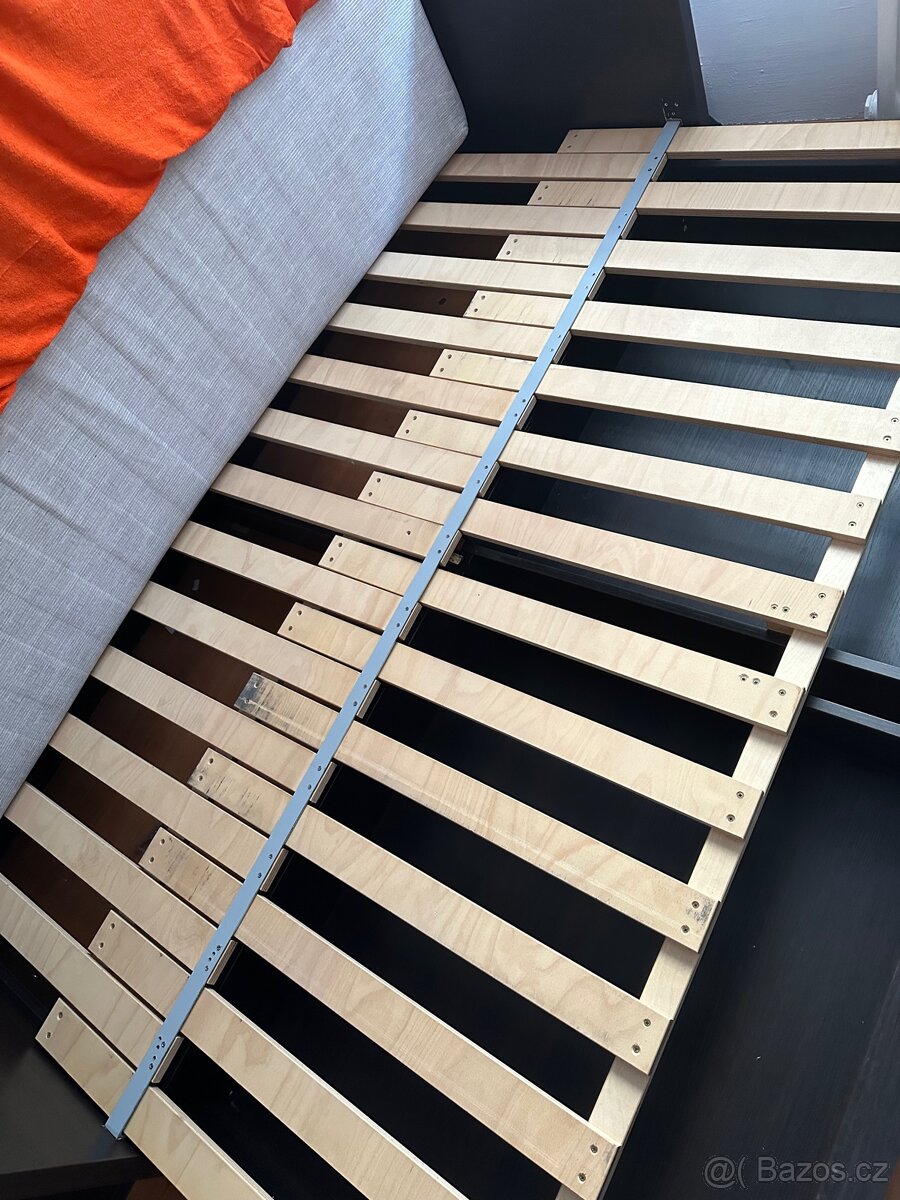 Rozkládací postel s matrací - 4