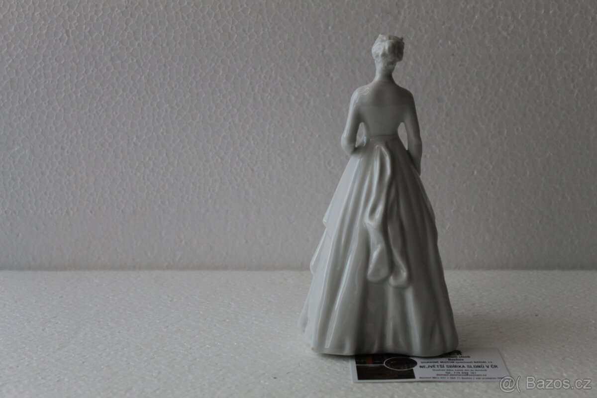 Dáma s vějířem – Royal Dux - 4