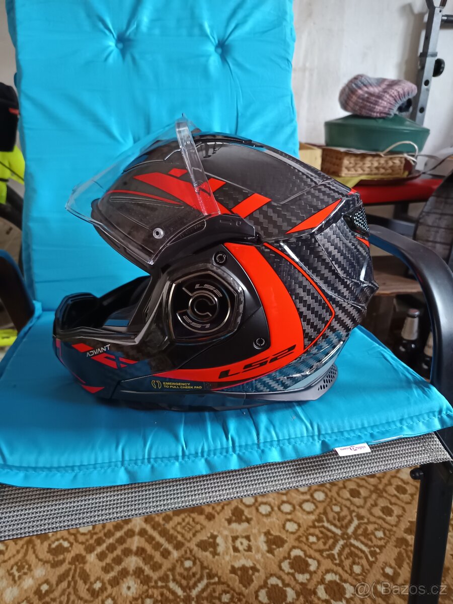 Přilba LS2 překlopka karbonová - 4