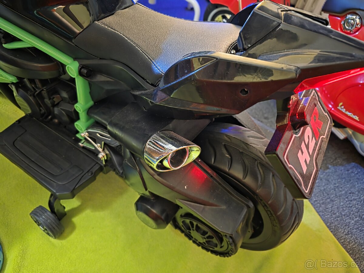Detska motorka H2R zelena - 4