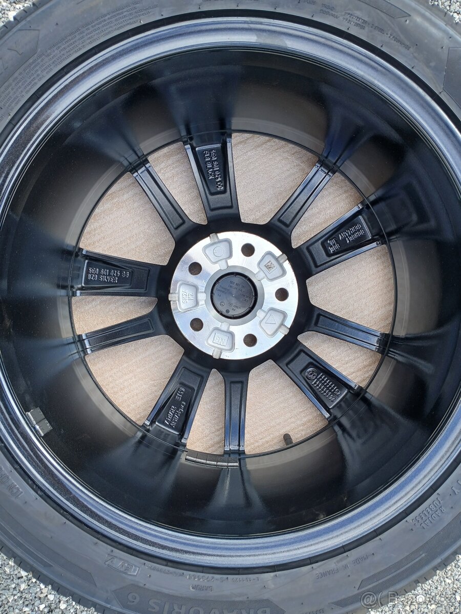 Pěkná nová letní orig alu Škoda Octavia 3 225/45/17 - 4