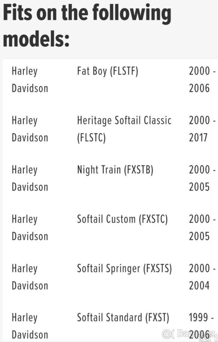 Harley - Davidson, sedlo řidiče Mustang. - 4