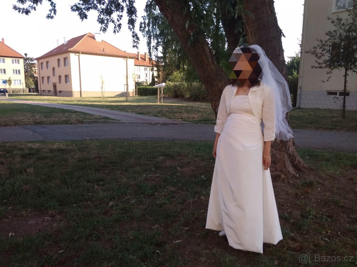 Prodám krásné svatební šaty - 4
