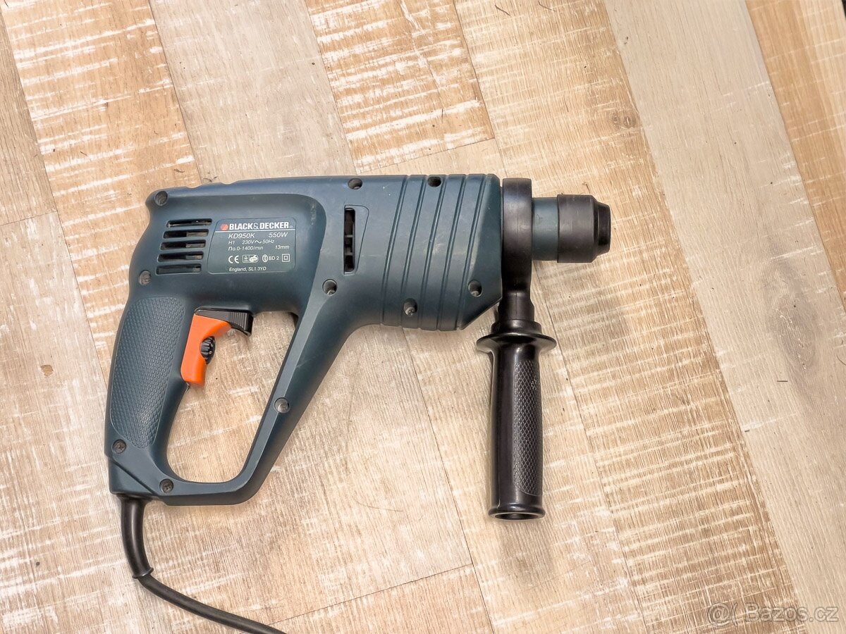 Black & Decker KD950K zachovalá vŕtačka SDS 550W - 4