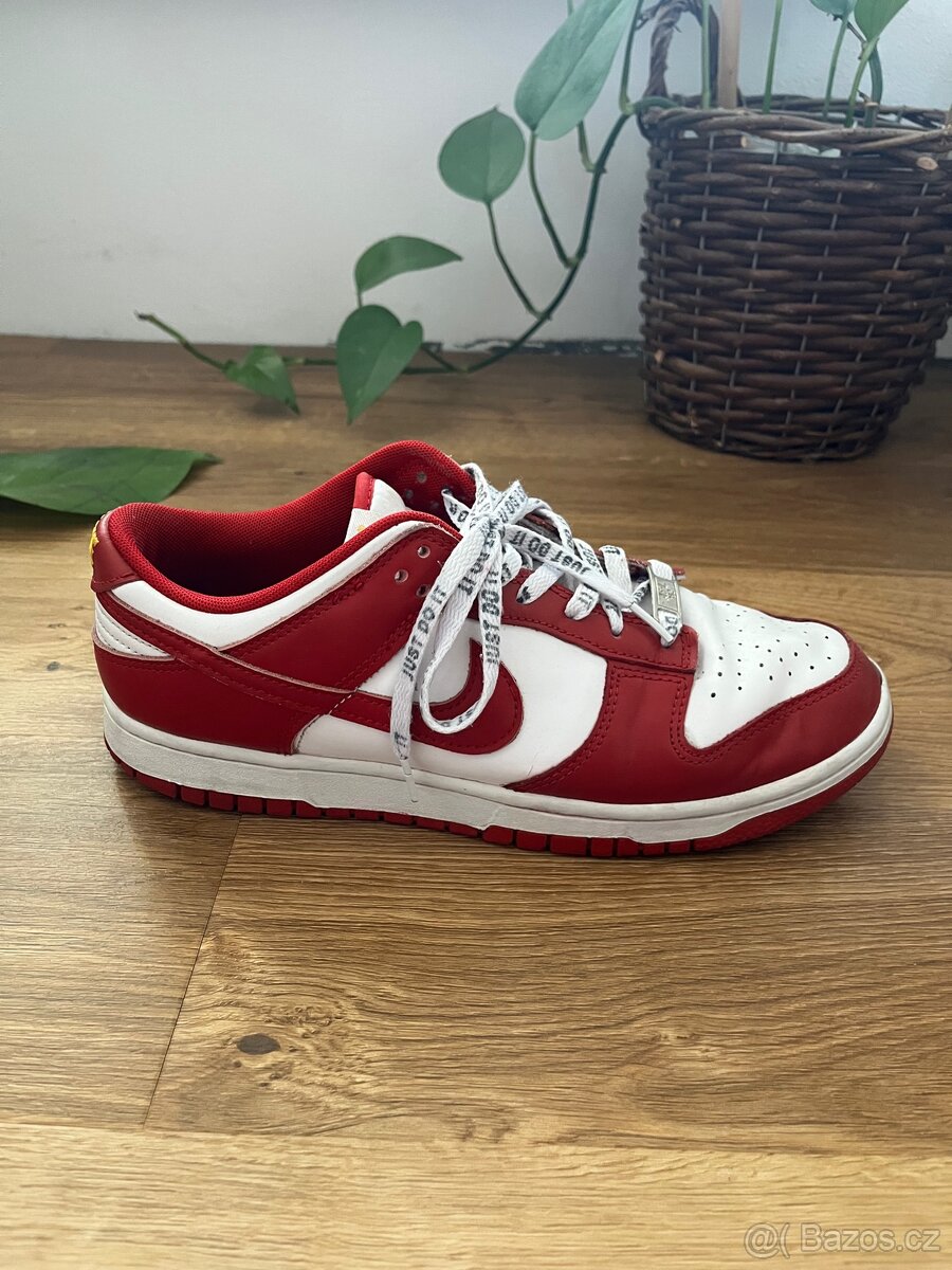 Nike Dunk Low (červeno-bílé) - 4