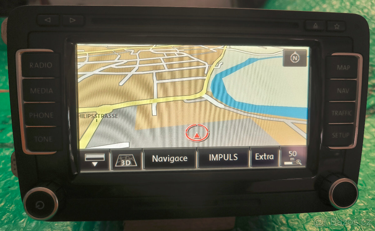 VW Originál RNS 510 led,SD,DVD,Navi,Rádio,Telefon-TOP - 4