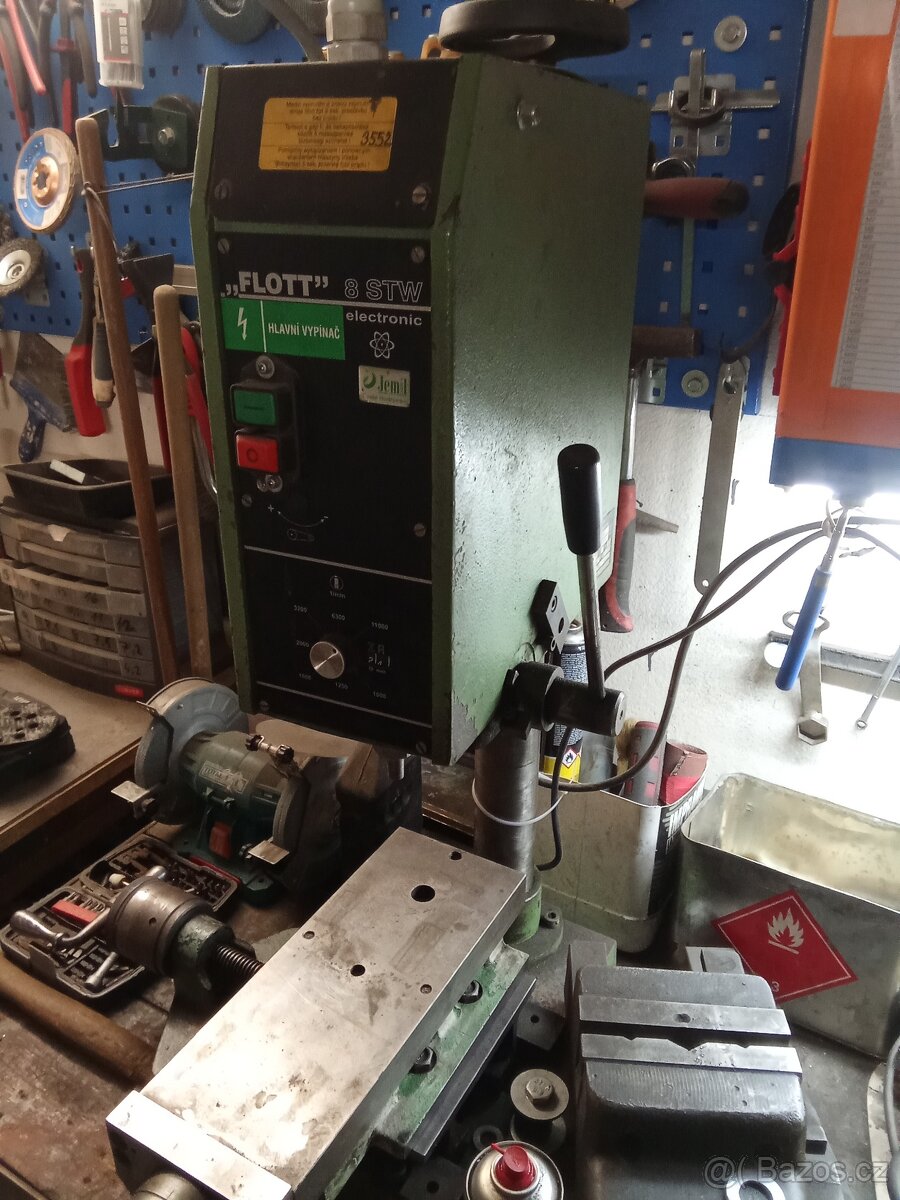 RychloVrtačka /Fréza FLOTT 8 STW s křížovým stolem - 4