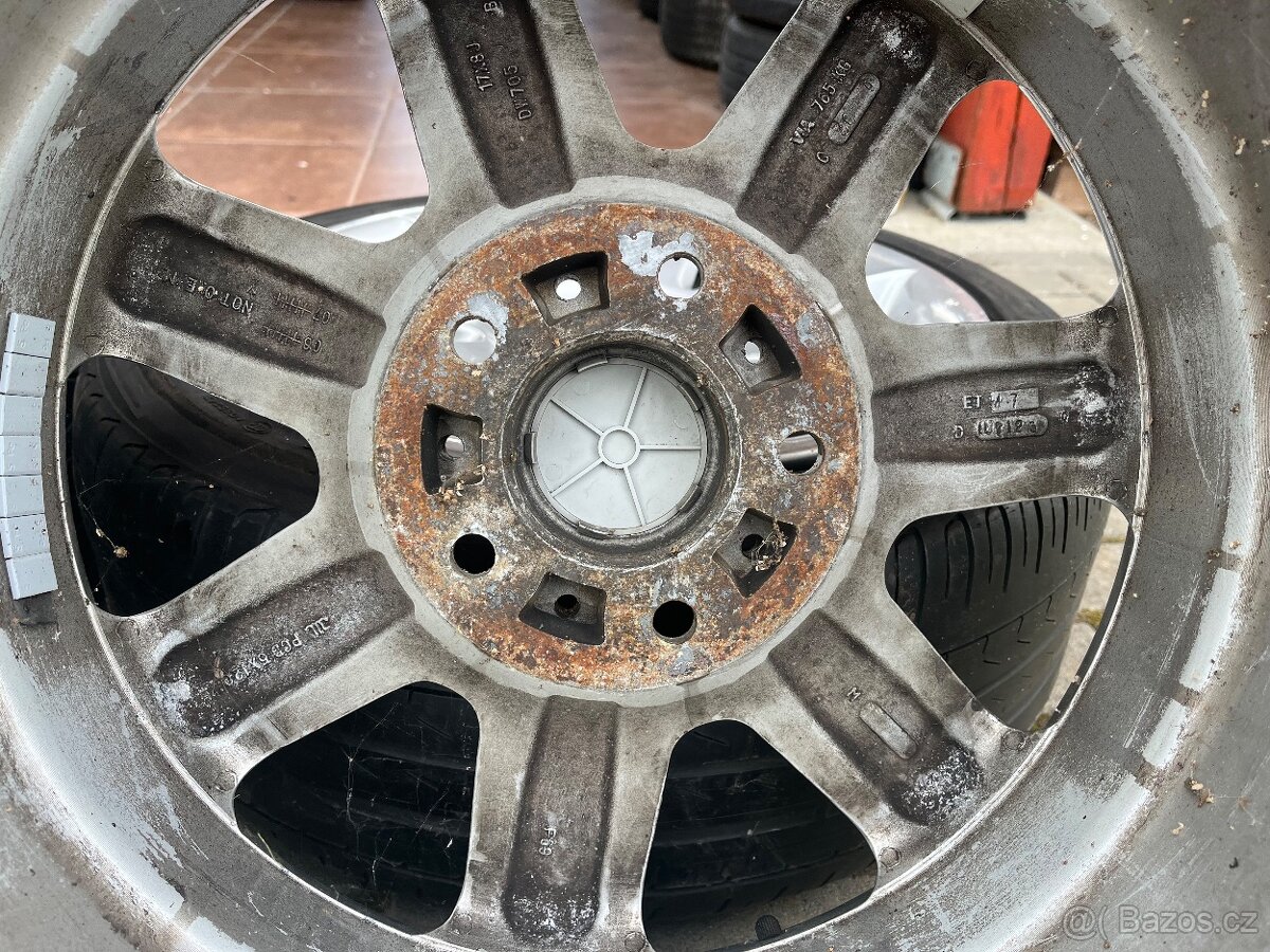 4x alu disky 5x120 R17 BMW, VW, MAN - 4