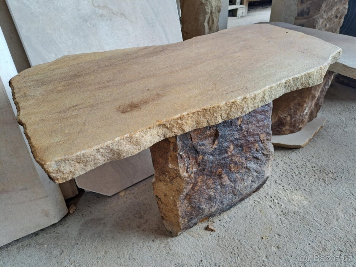 Kamenné kávové stolky - 4